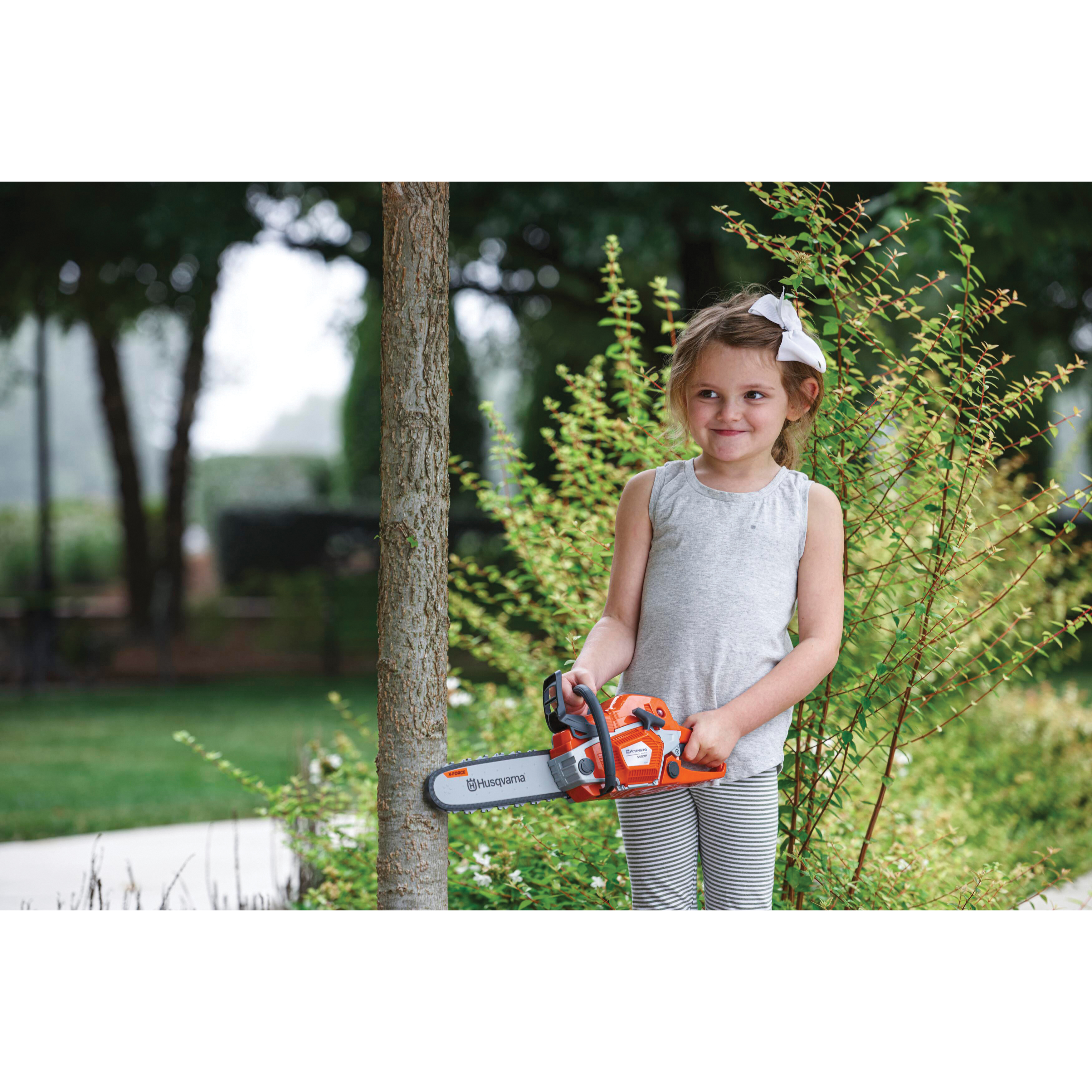 Husqvarna 599608702 Chainsaw Toy, 3 years