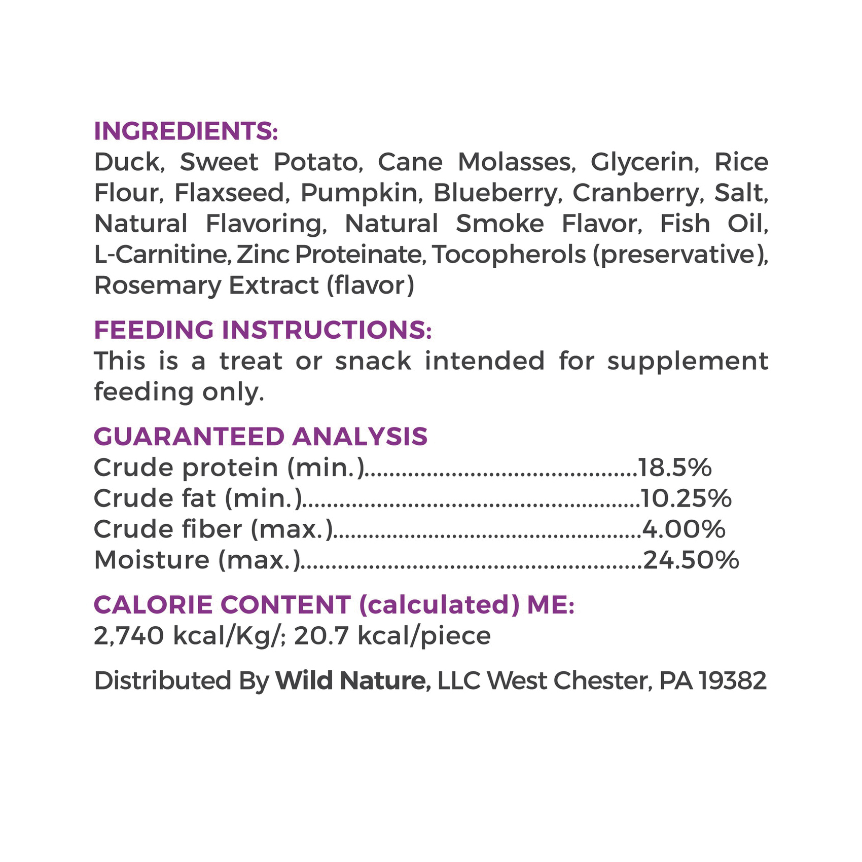 Righteous Felon Craft Jerky WS-WR-DUCK Jerky Dog Treat, 8 oz - 5
