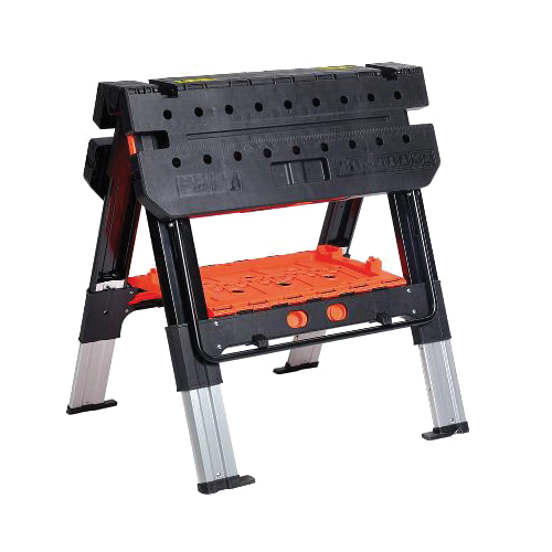 Pony 60300 2-in-1 Work Table and Saw Horse, 32 in OAH - 1