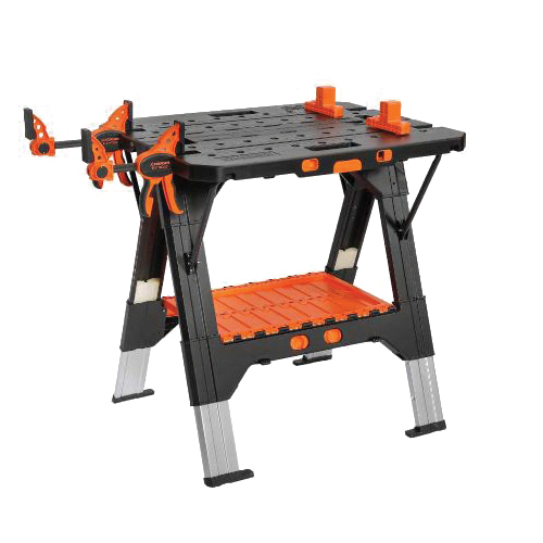 Pony 60300 2-in-1 Work Table and Saw Horse, 32 in OAH - 2