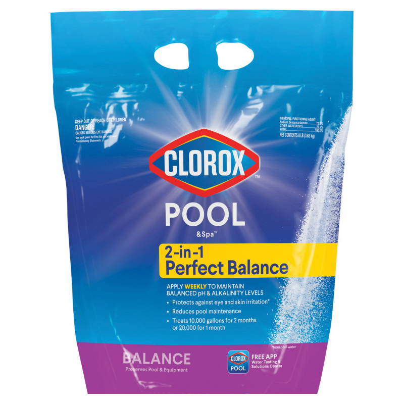 Pool & Spa 12308CLX 2-in-1 Perfect Balance Chemical, 8 lb, Granular