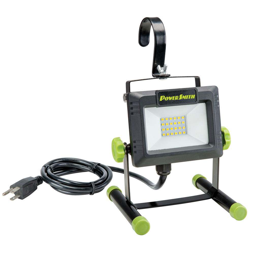 PWLS020H Work Light, 120 VAC, 20 W, LED Lamp, 2000 Lumens, 5000 K Color Temp