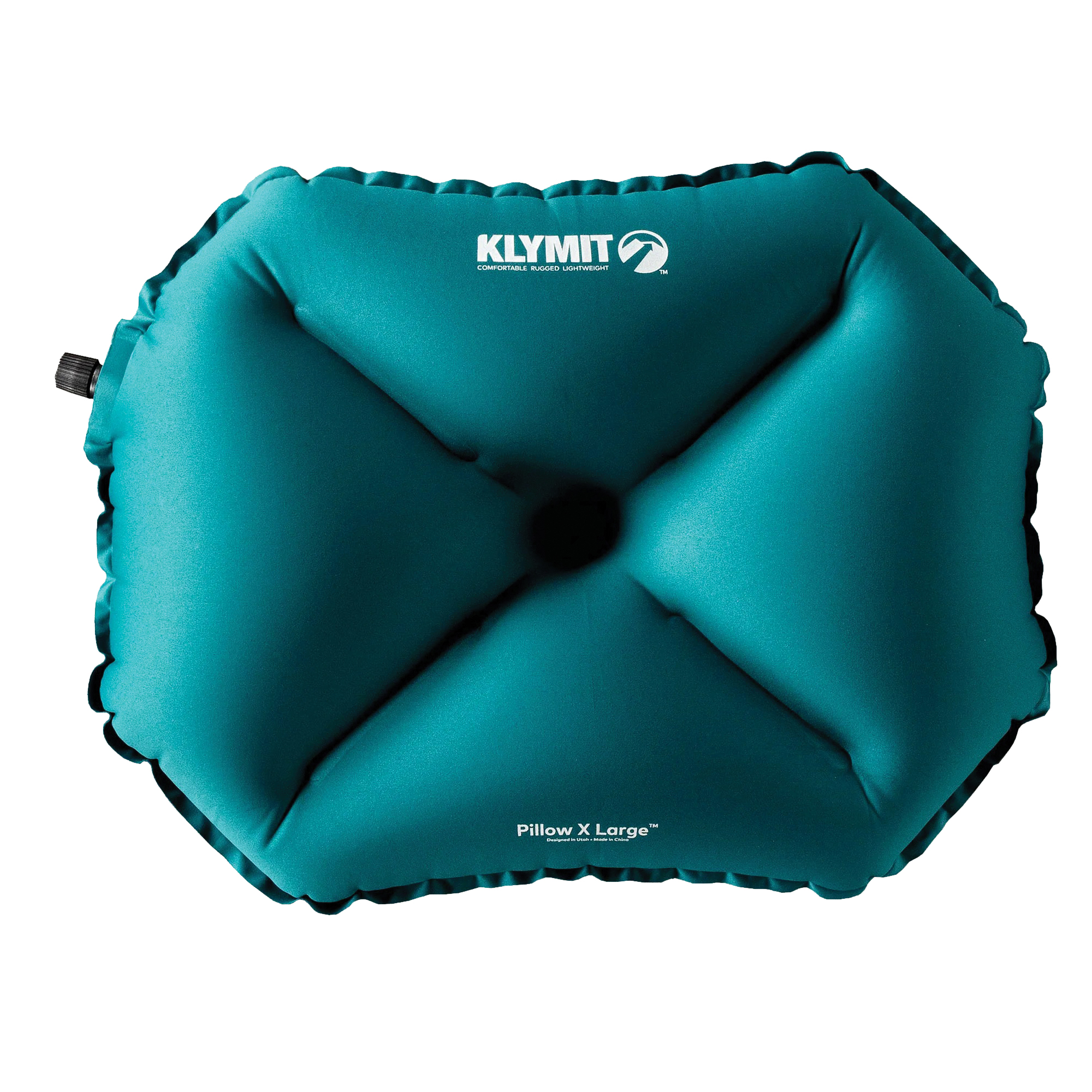 12PLTL01D Pillow, 17 in L, 12 in W, XL, 75D Polyester, Teal