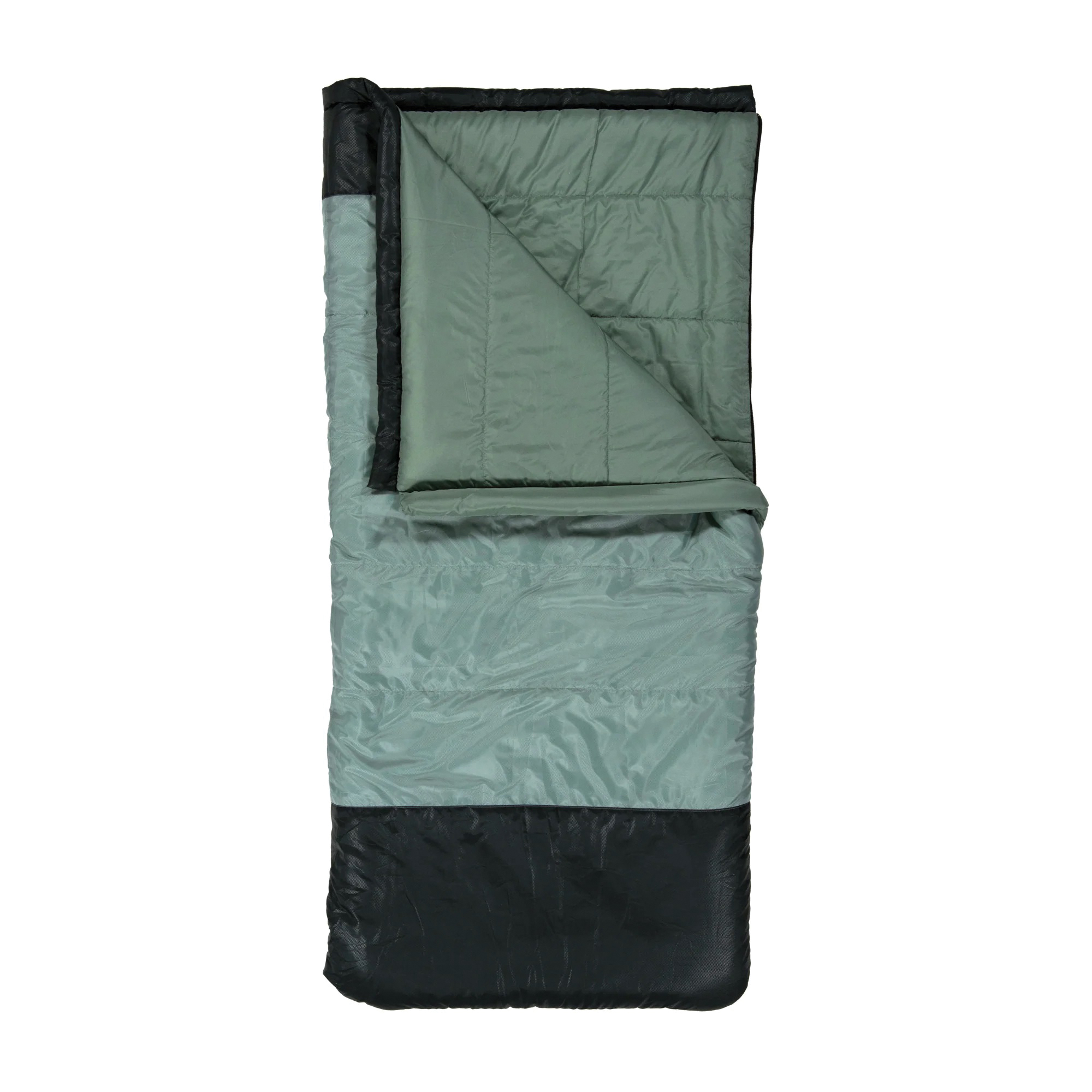 Klymit Wold Aspen 20 13WRGR20D Sleeping Bag, 74 in L, 34 in W, Rectangle, Polyester, Green - 2