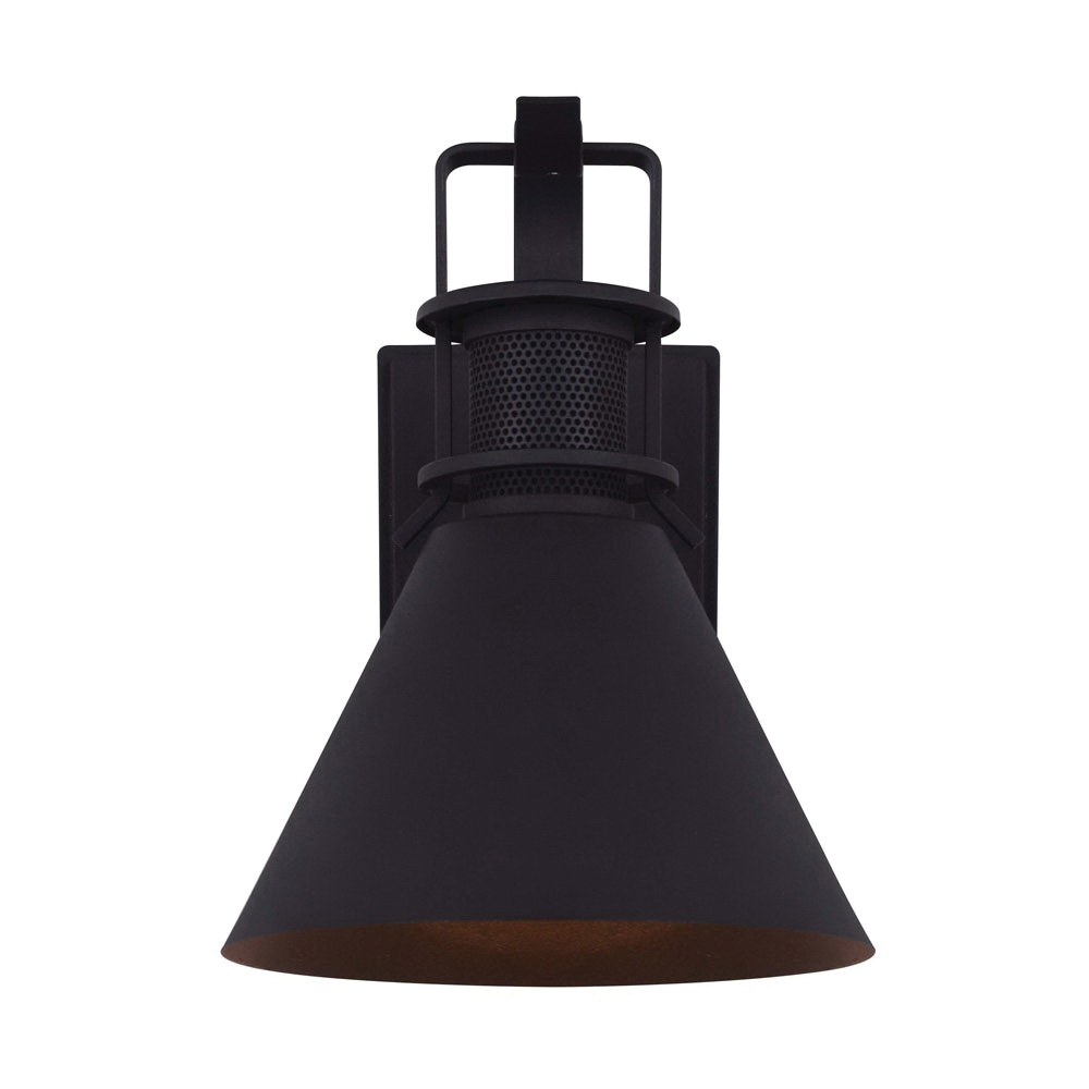 Avery Outdoor Wall Sconce, Canarm, 1-Light, 10-3/4 in H, Matte Black - 2