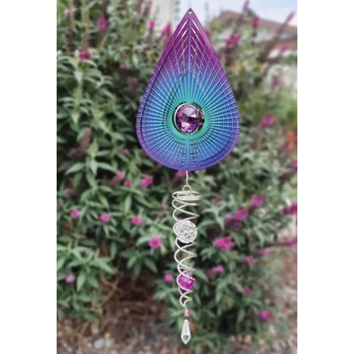 Spinfinity Designs 762 Wind Spinner Set, Purple - 3