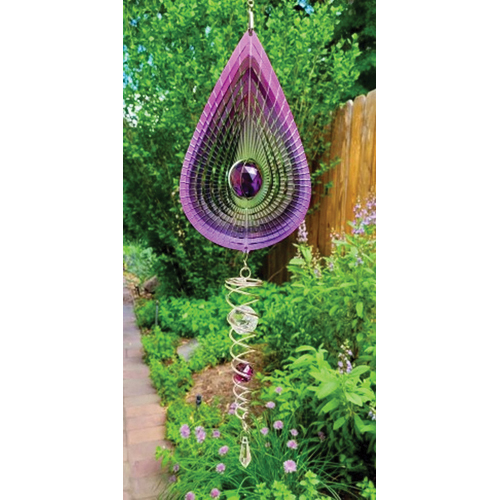 Spinfinity Designs 762 Wind Spinner Set, Purple - 4