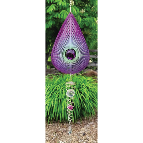 Spinfinity Designs 762 Wind Spinner Set, Purple - 5