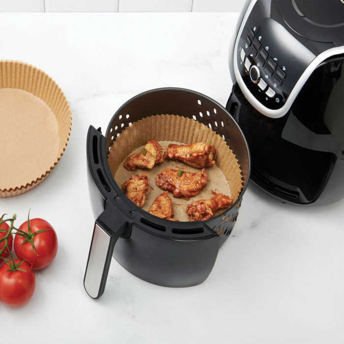 HIC 22156 Disposable Air Fryer Liner, Paper, For: 3 to 5 qt Air Fryer Baskets