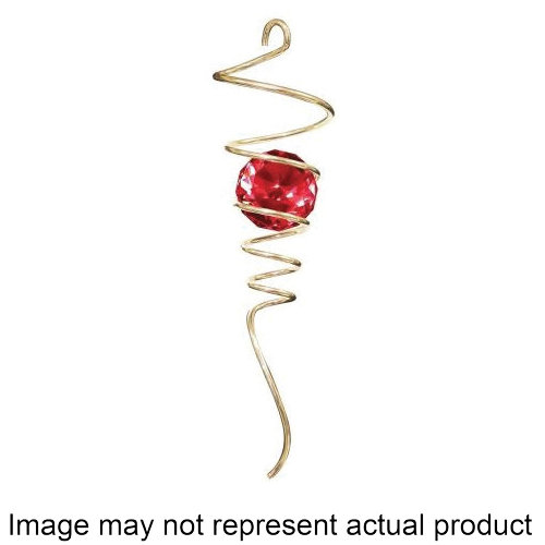 Spinfinity Designs 821 Spiral Tail, Stainless Steel, Gold/Red - 2
