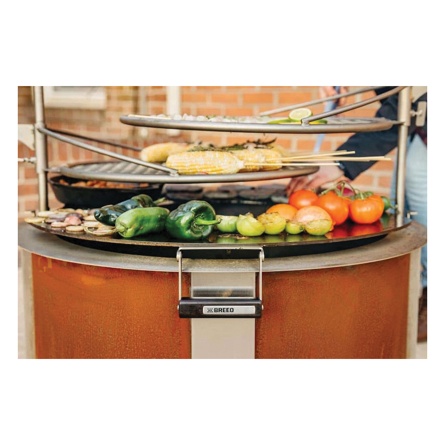 SearPlate Griddle, Breeo, Carbon Steel, For: X Series 19 and Y Series Smokeless Fire Pits - 4
