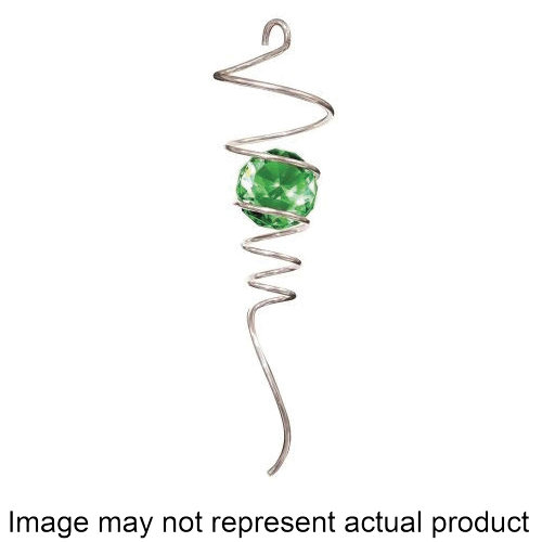Spinfinity Designs 834 Spiral Tail, Stainless Steel, Green/Silver - 2