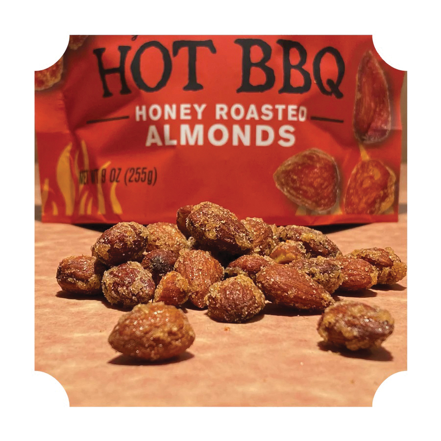 Rufus Teague 1704 Hot BBQ Almonds, 9 oz Pouch - 2