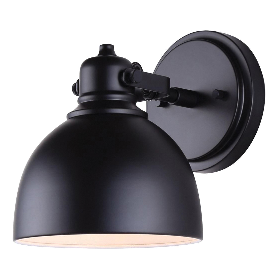 Polo Wall Sconce, Canarm, 1-Light, 9 in H, Matte Black - 2