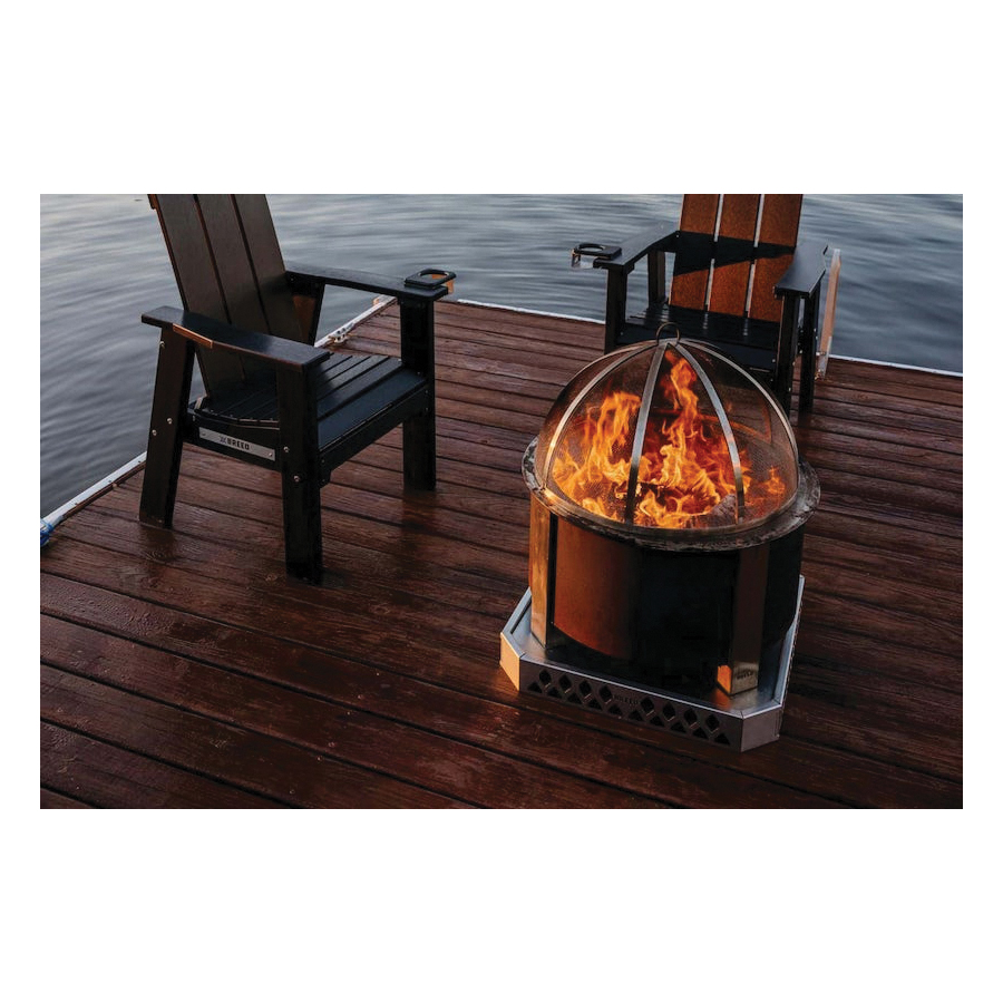 Breeo Base, Stainless Steel, For: X Series 24 Smokeless Fire Pit - 3
