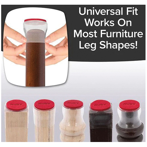 Furniture Ruby Sliders, Bulbhead, Red/White, 8PK - 2