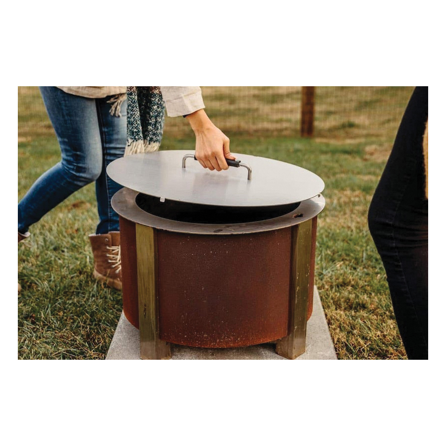 Breeo Lid, 304 Stainless Steel, For: X Series 30 Smokeless Fire Pit - 3