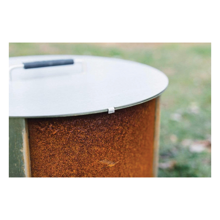 Breeo Lid, 304 Stainless Steel, For: X Series 24 Smokeless Fire Pit - 1