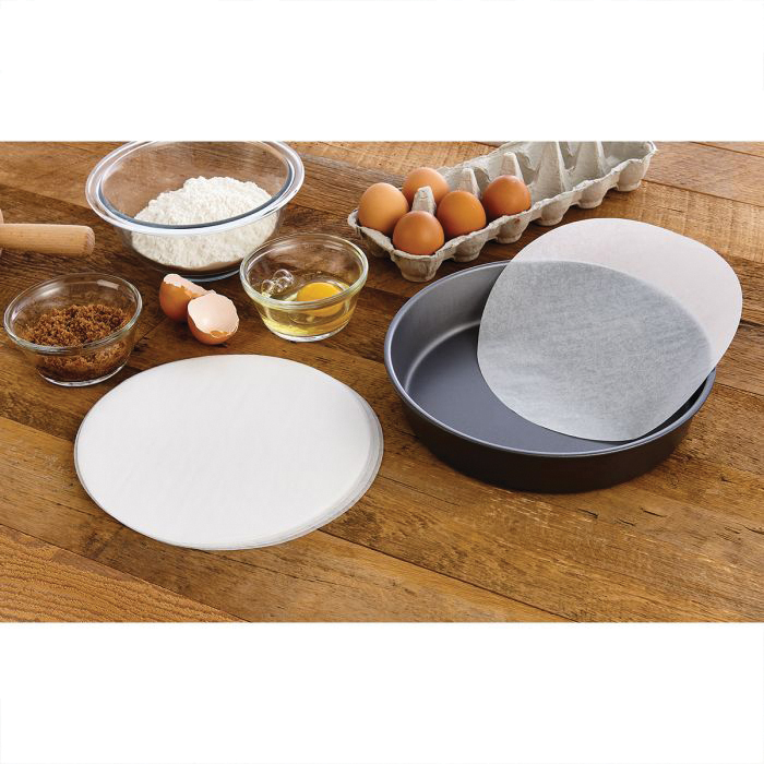 Mrs. Anderson's Baking 22093 Cake Baking Sheet, Parchment Paper, White, For: 9 in Round Baking Pans