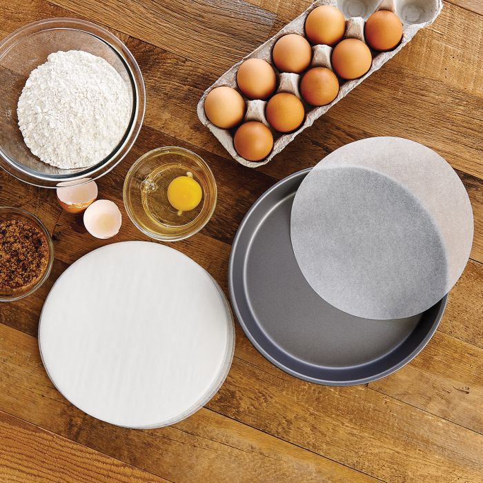 Mrs. Anderson's Baking 22093 Cake Baking Sheet, Parchment Paper, White, For: 9 in Round Baking Pans