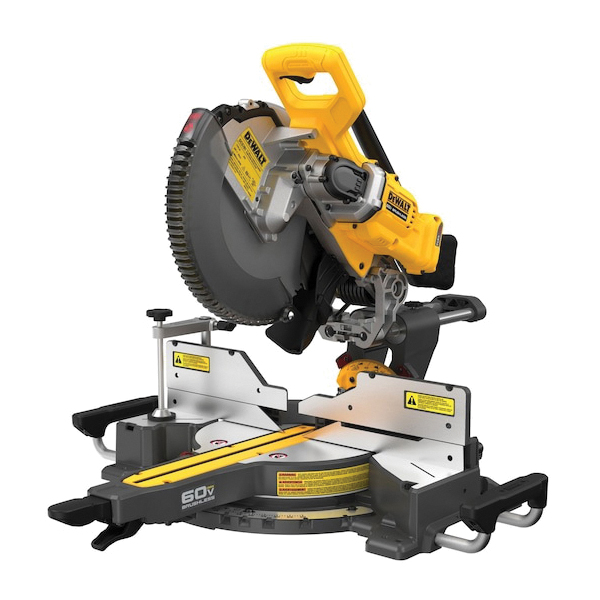 DCS781B Double Bevel Sliding Miter Saw, Battery Included, 60 V, 9 Ah, 12.19 in Cutting Capacity