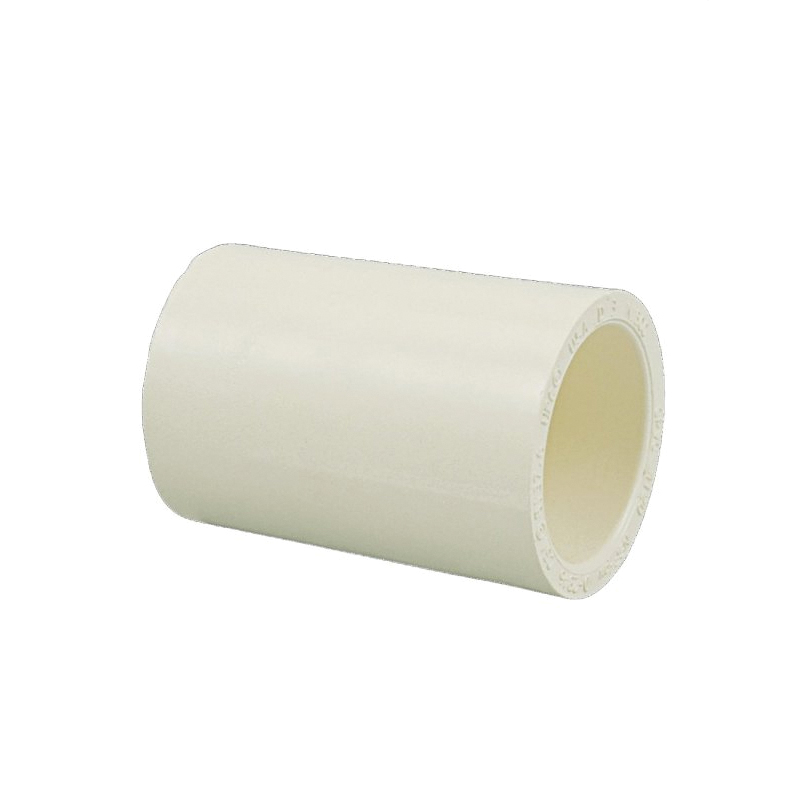 T00030J Pipe Coupling, 1/2 in, Slip, CPVC, White