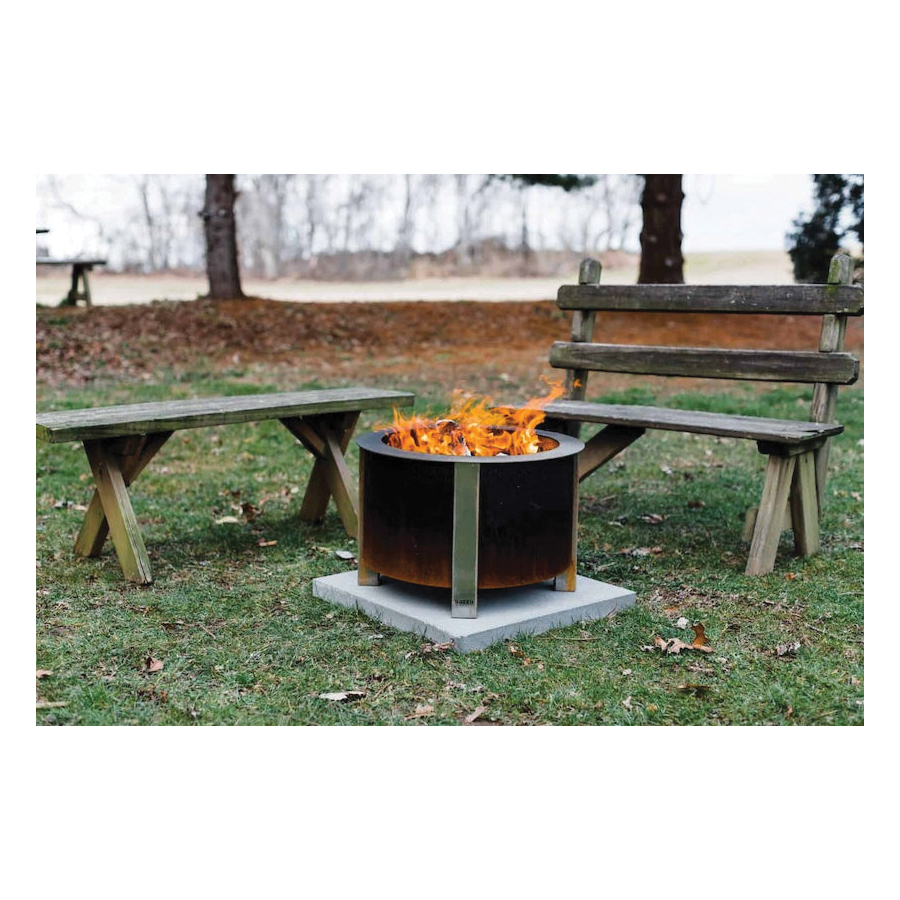 Smokeless Wood Fire Pit, Breeo, X Series, 22.13 in OAW, 14-3/4 in OAH, Round, Steel - 3