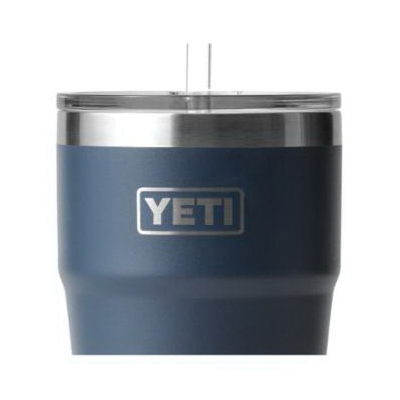 YETI Rambler 26 oz Stackable Cup With Straw Lid Stainless