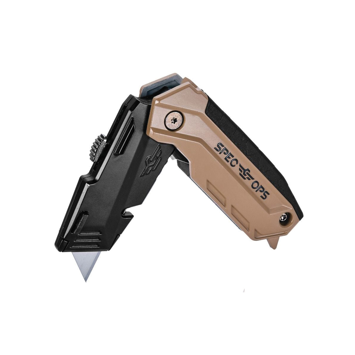 SPEC-K1-FR Utility Knife, Aluminum Blade, 3-Blade, Pistol Grip Handle