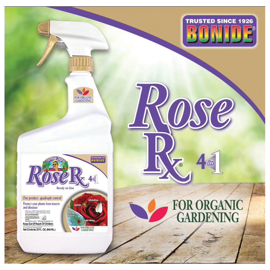 820 Captain Jack's Rose Rx 4-in-1 Pesticide, Liquid