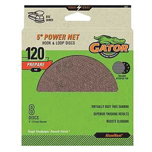 4802 Power Net Disc, 5 in Dia, 120 Grit, Fine