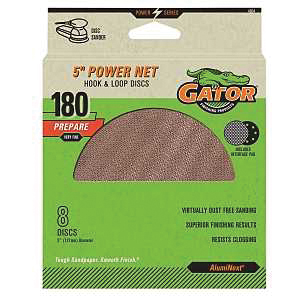 4804 Power Net Disc, 5 in Dia, 180 Grit, Very Fine