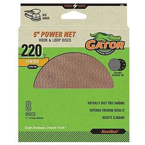 4805 Power Net Disc, 5 in Dia, 220 Grit, Extra Fine