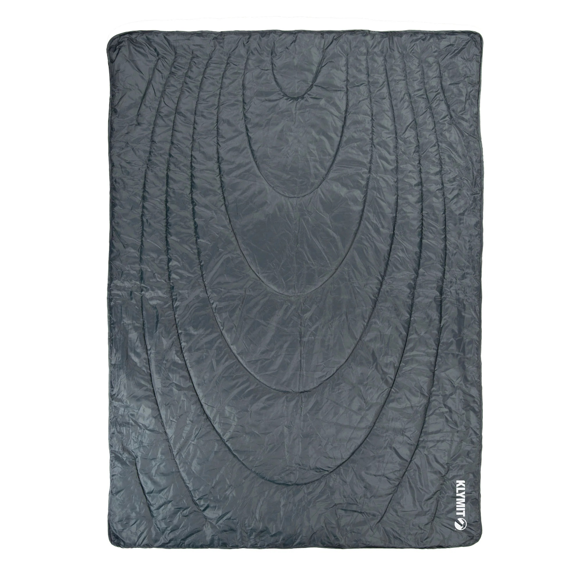 Klymit 13HTGY01C Travel Blanket, 80 in L, 58 in W, Polyester/Synthetic, Gray - 3