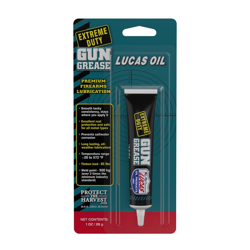 Lucas Oil 10889 Gun Grease, Liquid, Grape, Blue, 1 oz Tube - 2