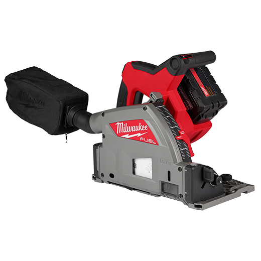 Milwaukee M18 FUEL 2831-21 Plunge Track Saw Kit, Battery Included, 18 V, 6 Ah, 6-1/2 in Dia Saw Blade, 48 deg Bevel