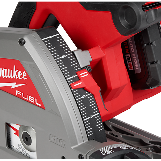 Milwaukee M18 FUEL 2831-21 Plunge Track Saw Kit, Battery Included, 18 V, 6 Ah, 6-1/2 in Dia Saw Blade, 48 deg Bevel