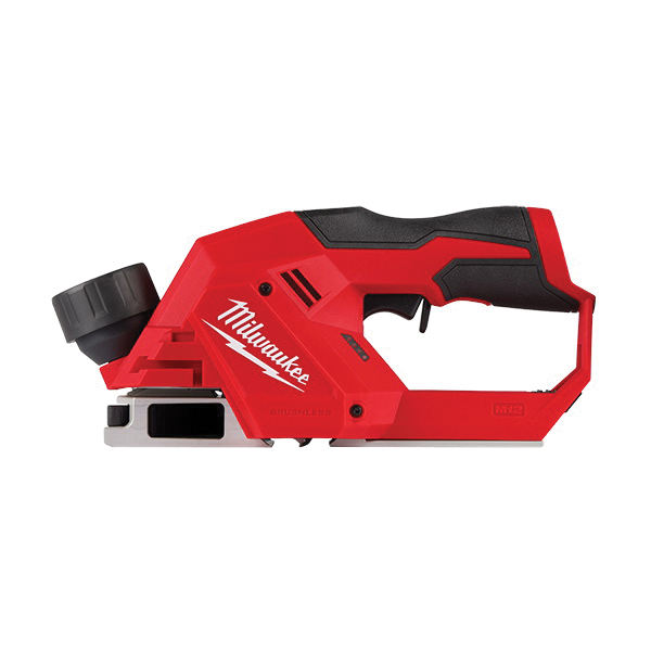 Milwaukee 2524-20 Brushless Planer, Tool Only, 3.83 in W Planning, 10.87 in D Planning, 2 in Blade, 14500 rpm Speed - 1
