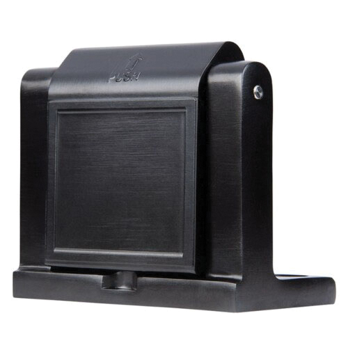 Privacy Door Latch, Brinks, Zinc, Black - 3