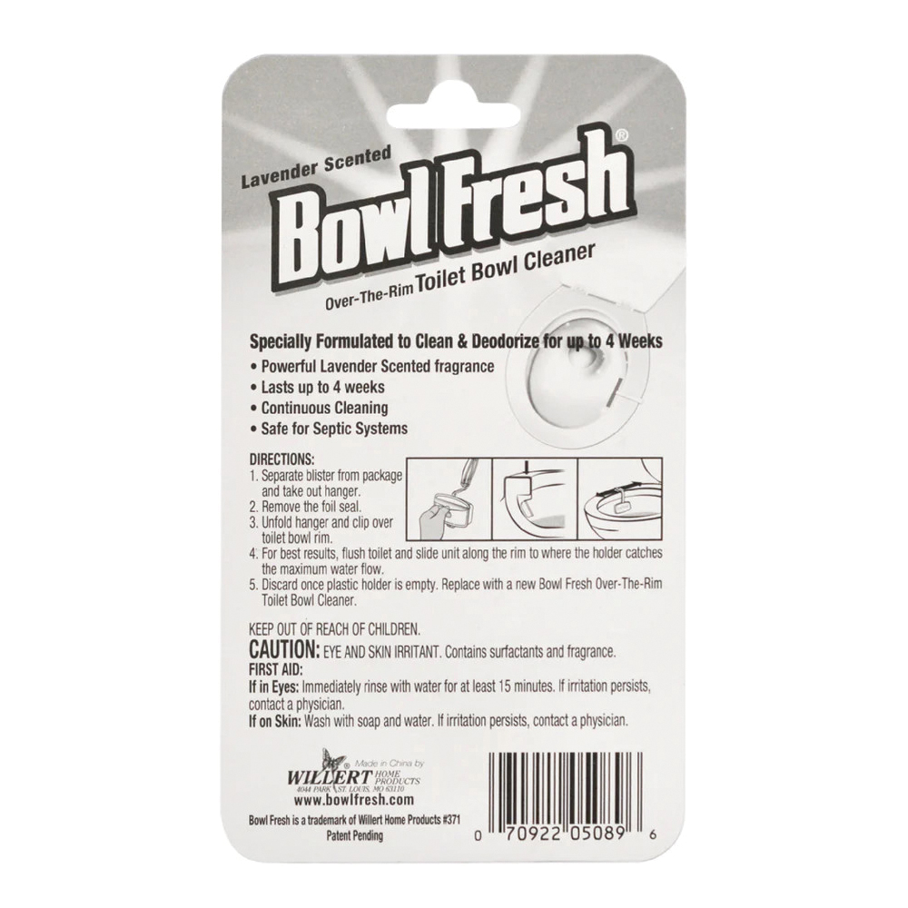 Bowl Fresh Over the Rim Toilet Bowl Cleaner and Freshener - Bowl Fresh