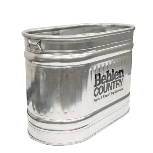 50140018 Utility Tank with Handle, 55 gal, Steel, Galvanized