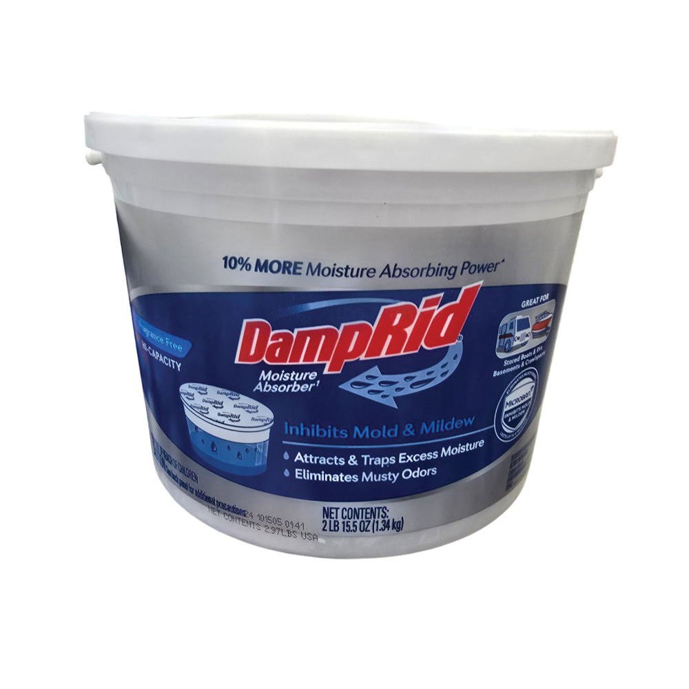 DampRid FG50FFESB Moisture Absorber, 2 lb Bucket, Pellet - 1