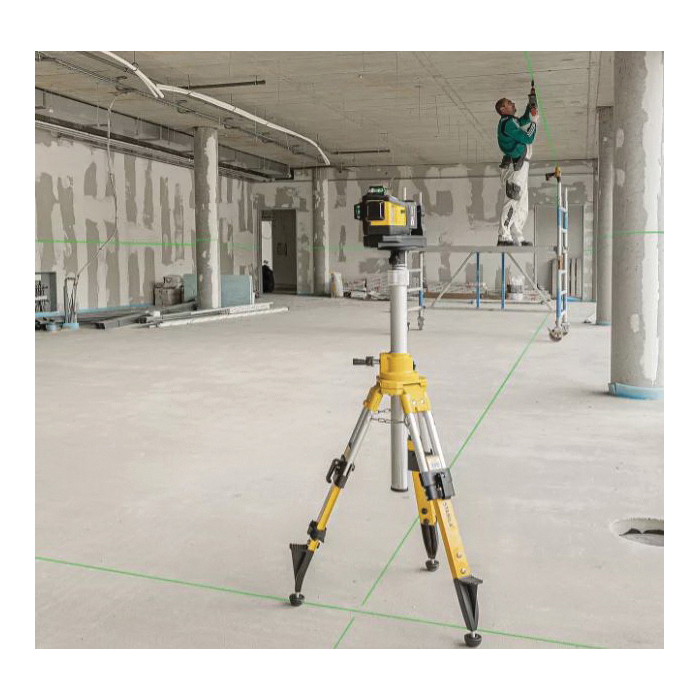 Stabila 03420 Laser System Kit, +/-1/8 in at 30 ft Accuracy, 3-Beam, 3-Line, Green Laser - 4