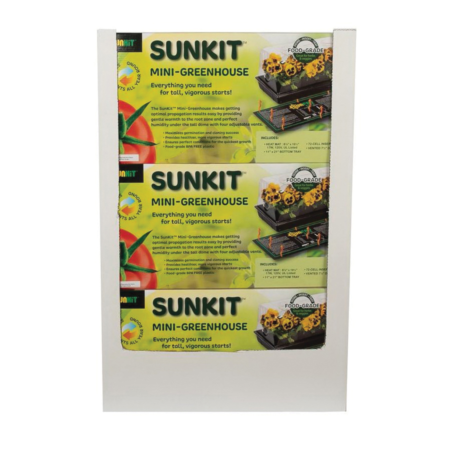 Mini Greenhouse with Heating Mat, Sunkit, Plastic - 3