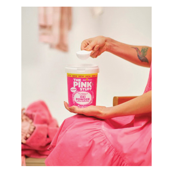 Miracle Laundry Stain Remover, The Pink Stuff, 35 oz, Powder, Clear - 2