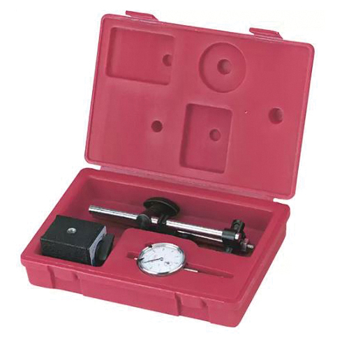 Grizzly Industrial G9849 Base/Dial Indicator Combo, Functions: Lead, Motion, Runout, 1 to 2 in, Dial Display - 2