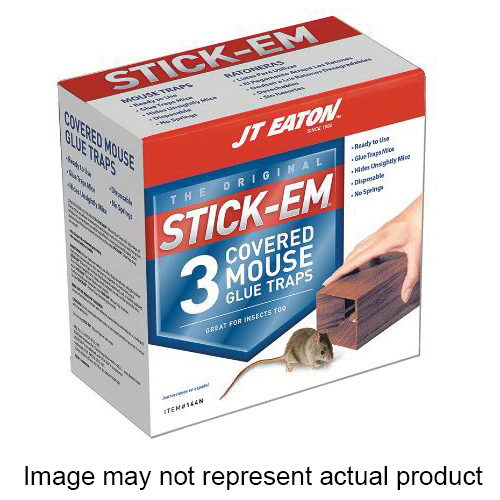 Small Animal Trap, For Mice, JT Eaton, Stick-Em Pro Series , 3 pk - 1