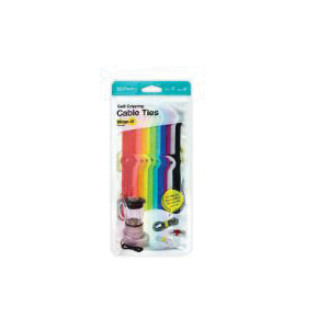 Wrap-It Storage 420-48M Self-Gripping Cable Tie, Nylon, Assorted