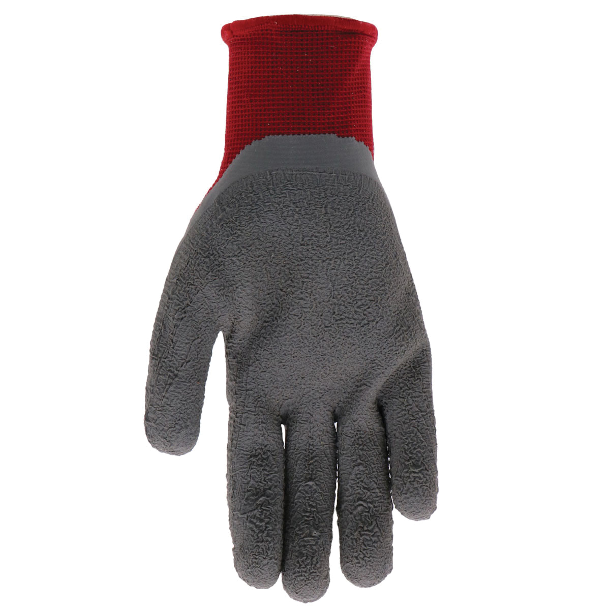 Tactile MicroArmor Latex Coated Gloves, Boss, Women's, Medium/Large, Gray/Red - 3