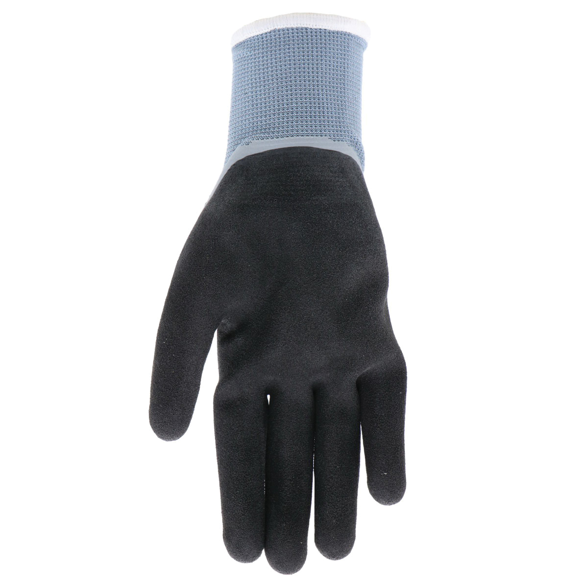 Tactile Dual-Layer Latex Coated Gloves, Boss, Women's, Medium/Large, Gray/Black - 3